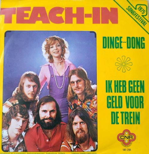 Teach-In - Dinge-dong, CD & DVD, Vinyles Singles, Comme neuf, Maxi single, En néerlandais, 7 pouces, Enlèvement ou Envoi