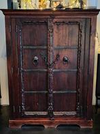 Tv kast, Ophalen, 100 tot 150 cm, Zo goed als nieuw, Kersenhout