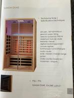 Infraroodcabine 2 personen, Complete sauna, Infrarood, Zo goed als nieuw, Ophalen