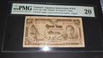 Oude Bankbiljet Thailand  1 baht 1942 WW2, PMG 20 !, Ophalen of Verzenden