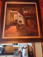 Mooie antiek schilderij, Antiek en Kunst, Ophalen