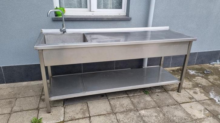 Evier plonge table inox horeca livraison possible, Zakelijke goederen, Horeca | Keukenapparatuur, Ophalen