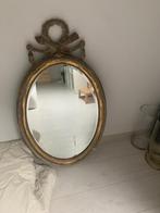 antieke spiegel, Antiek en Kunst, Ophalen, Ovaal, 50 tot 100 cm, Minder dan 100 cm