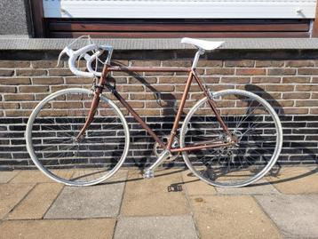 Retro racefiets (Fixie), Vélos & Vélomoteurs, Autres marques, Moins de 10 vitesses, Comme neuf, Enlèvement