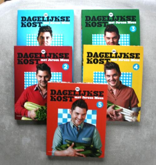 Jeroen Meus: Dagelijkse kost - set van 5., Boeken, Kookboeken, Gelezen, Ophalen of Verzenden