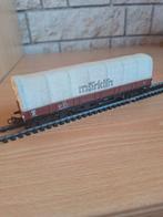 Wagon Bâché a bords bas Marklin, Enlèvement ou Envoi, Neuf, Wagon, Märklin