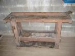 Beuken werkbank met bankschroef ZGAN  275 EURO, Doe-het-zelf en Bouw, Ophalen, Zo goed als nieuw, Bankschroef