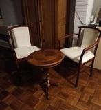 2 chaises et une petite table, Maison & Meubles, Tables | Dessertes, Utilisé, Enlèvement ou Envoi