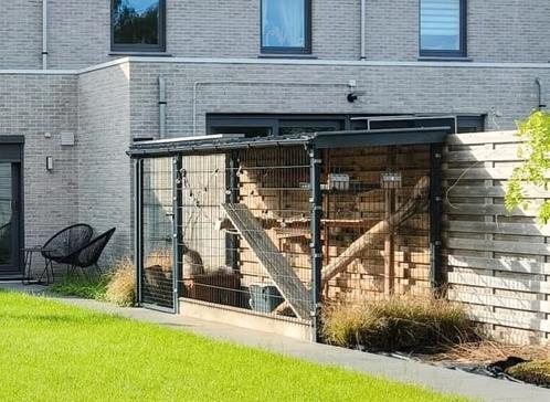 Catio - kattenren - hok voor katten - reeds gedemonteerd, Dieren en Toebehoren, Katten-accessoires, Gebruikt, Ophalen
