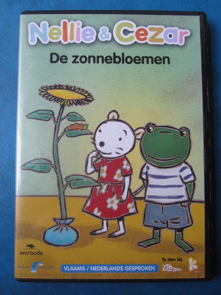 Nellie & Cezar - De Zonnebloemen, Cd's en Dvd's, Dvd's | Tekenfilms en Animatie, Zo goed als nieuw, Europees, Tekenfilm, Alle leeftijden