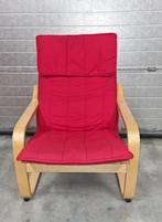 rode zetel ikea, Huis en Inrichting, Zetels | Zetels, Minder dan 150 cm, Minder dan 75 cm, Gebruikt, Eenpersoons