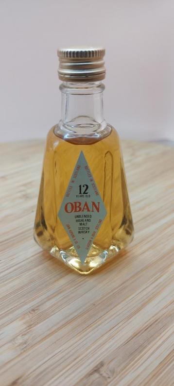 Oban 12 years blended high land malt scotch whisky 5 cl beschikbaar voor biedingen