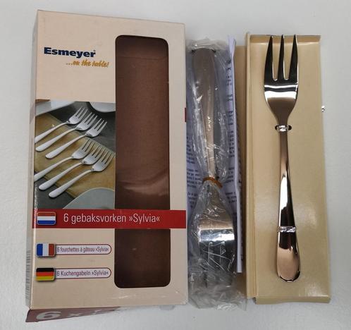 Set van 6 Esmeyer Sylvia Taartvorken 148mm(3 sets te koop), Huis en Inrichting, Keuken | Bestek, Bestekset, Overige materialen