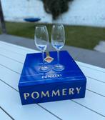 Pommery geschenkdoos - 2 champagne glazen, Ophalen of Verzenden, Nieuw