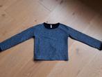 Trui / sweater glitter blauw van CKS - maat 8 - 128, Kinderen en Baby's, Kinderkleding | Maat 128, Gebruikt, Meisje, Trui of Vest