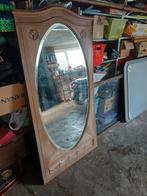 antieke spiegel, Huis en Inrichting, Woonaccessoires | Spiegels, Ophalen, Zo goed als nieuw, Ovaal, 150 tot 200 cm