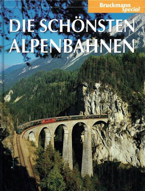 boek: Die schönsten Alpenbahnen, Verzamelen, Spoorwegen en Tram, Zo goed als nieuw, Trein, Boek of Tijdschrift, Ophalen of Verzenden