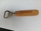 Oude CHIMAY flesopener met houten handvat, Verzamelen, Biermerken, Ophalen of Verzenden, Zo goed als nieuw, Flesopener, Overige merken