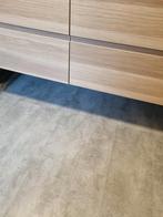 6m² klikvinyl grijs, Huis en Inrichting, Stoffering | Vloerbedekking, Ophalen, Zo goed als nieuw, Grijs