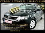 VOLKSWAGEN POLO 1.2 ESSENCE ‼️GARANTIE 1 AN CTOK‼️, Auto's, Voorwielaandrijving, Euro 5, Stof, Zwart