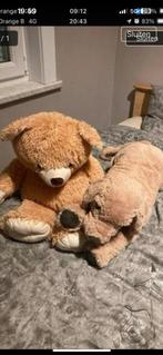 Beer en hond 2 grote knuffels, Verzamelen, Ophalen, Zo goed als nieuw
