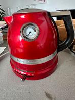 KitchenAid - waterkoker met temperatuurkeuze - keizerrood, Elektronische apparatuur, 1 tot 2 liter, Gebruikt, Ophalen of Verzenden