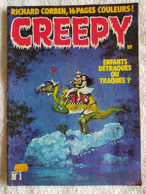 BD Creepy n 1 - 2 – 3 de 1978, Livres, BD, Utilisé, Plusieurs BD, Enlèvement ou Envoi