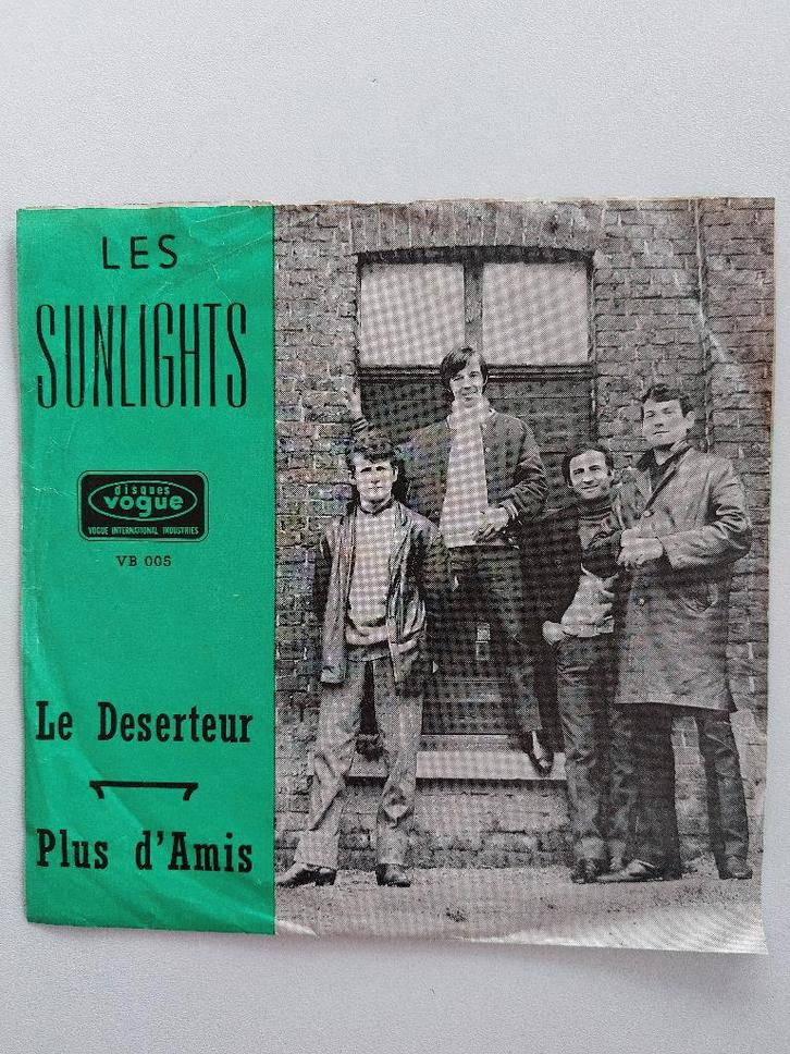 Les Sunlights (Belpop) - Le Deserteur (1966 - Garage Rock), Cd's en Dvd's, Vinyl Singles, Pop, Ophalen of Verzenden
