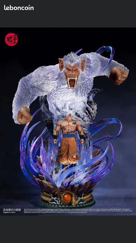 Dragon ball Z goku ultra instinct neuf 52-168 monde, Collections, Statues & Figurines, Neuf, Enlèvement