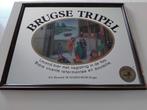Brugse Tripel spiegel, Ophalen of Verzenden, Zo goed als nieuw, Reclamebord, Plaat of Schild, Overige merken