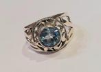 Bague en argent Topaz, Bijoux, Sacs & Beauté, Bagues, Enlèvement ou Envoi, Comme neuf, Argent, Argent