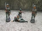 ELASTOLIN 4 Italiaanse speelgoed soldaten goede staat., Verzamelen, Ophalen of Verzenden