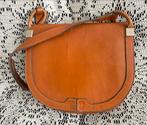 Vintage cognac leren tas van CHRISTIAN DIOR, Ophalen of Verzenden, Leer