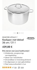 Demeyere kookpot 21 liter, Maison & Meubles, Enlèvement, Neuf