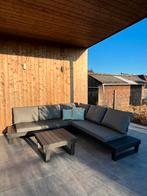 Modica loungeset met bijzettafel, Ophalen, 6 zitplaatsen, Bijzettafel, Aluminium