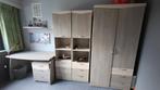Jeugdkamer: bureau met kasten, Huis en Inrichting, Ophalen, Gebruikt, 100 tot 150 cm, 5 laden of meer
