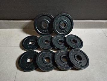 12kg Halterschijven. (30mm) beschikbaar voor biedingen