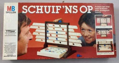 Schuif Eens Op MB vintage 1981 spel gezelschapsspel compleet, Hobby en Vrije tijd, Gezelschapsspellen | Bordspellen, Gebruikt