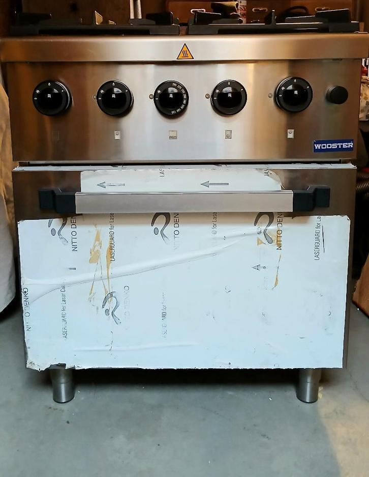 Cuisinière au gaz (pro), Elektronische apparatuur, Fornuizen, Nieuw, Tussenbouw, Gas, 4 kookzones, 85 tot 90 cm, 60 cm of meer