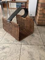 Vintage rechthoekige mand/ papier .. hout .., Ophalen of Verzenden, Gebruikt