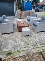 Loungeset Domani furniture tuinmeubel met vuurkorf, Tuin en Terras, Ophalen, Gebruikt, Loungeset