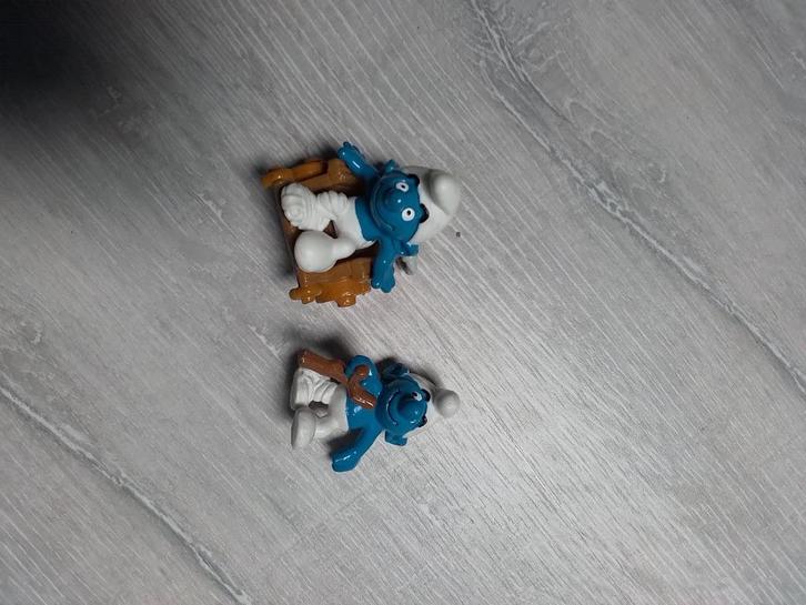 Smurfen smurfen de verlamde Franse reclame., Verzamelen, Smurfen, Zo goed als nieuw, Verzenden