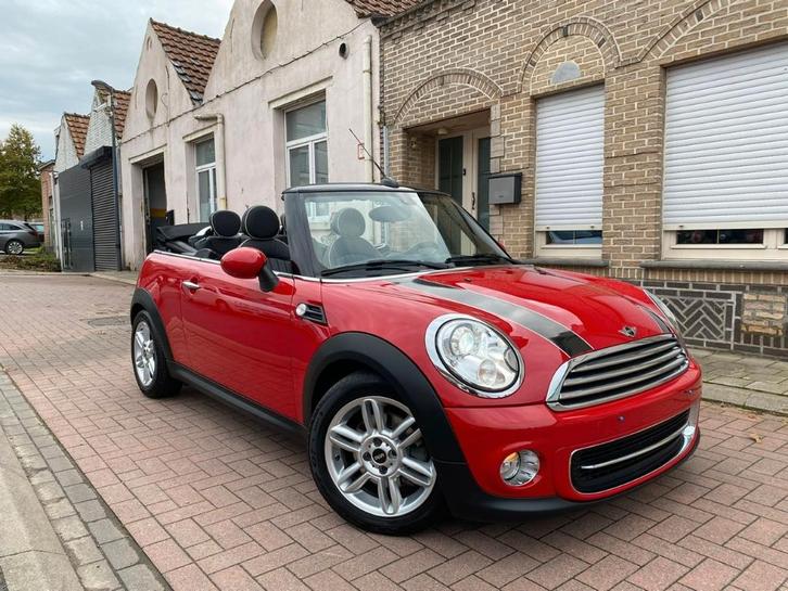 Mini Cooper Cabrio Automaat 1.6i/2012/98000.km/1Ste Eigenaar, Auto's, Mini, Bedrijf, Te koop, Cabrio, ABS, Adaptieve lichten, Adaptive Cruise Control