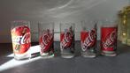 Collection COCA-COLA : 5 verres long drink, Enlèvement, Comme neuf, Verre à soda