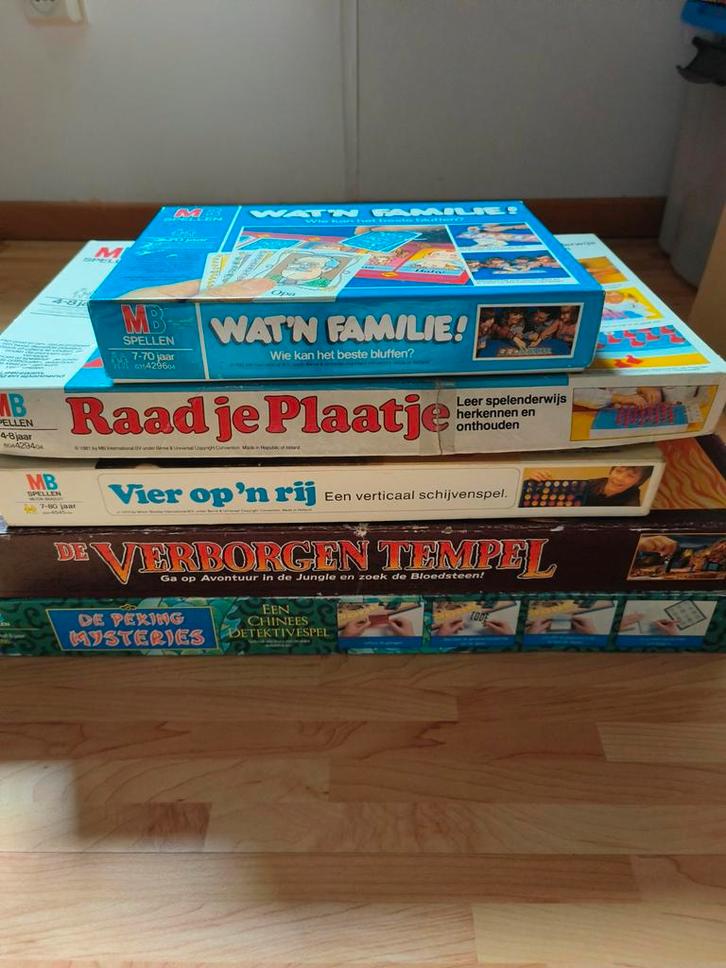 Gezelschapsspellen merk MB, Boeken, Stock en Verzamelingen, Zo goed als nieuw, Ophalen of Verzenden