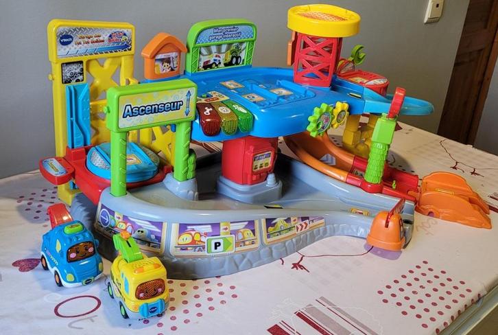 Garage TUT TUT BOLIDES, Kinderen en Baby's, Speelgoed | Vtech, Zo goed als nieuw, Ophalen