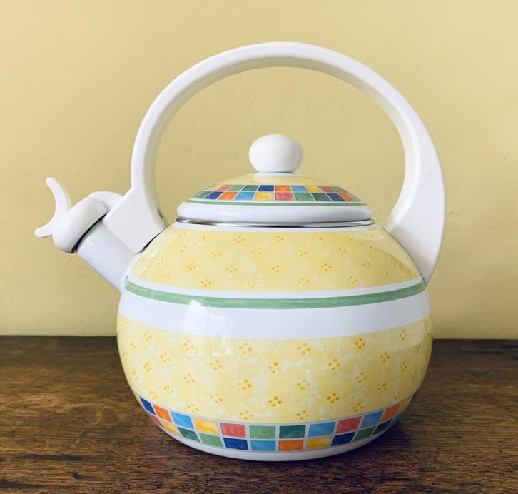 Fluitketel Villeroy & Boch Twist Alea Limone, Huis en Inrichting, Keuken | Keukenbenodigdheden, Zo goed als nieuw, Ophalen of Verzenden