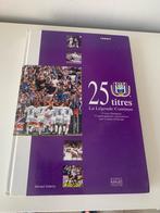 RSC ANDERLECHT boek „25 titels”, Sport en Fitness, Voetbal, Ophalen of Verzenden, Gebruikt