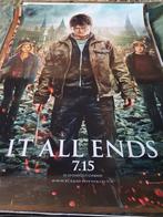 cinema affiche  harry potter it all ends, Verzamelen, Harry Potter, Ophalen of Verzenden, Zo goed als nieuw, Boek of Poster