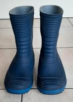Blauwe rubberen regenlaarzen maat 34, Laarzen, Ophalen of Verzenden, Zo goed als nieuw